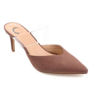 NWOT Journee Collection Ollie Lucite Strap Heels